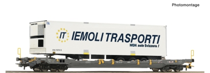 Roco 6600066 - H0 - Taschenwagen T5 Iemoli Trasporti, Hupac, Ep. VI
